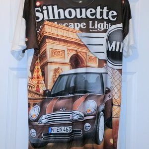 Mini Cooper Shirt Silhouette Lights Dono L Used